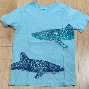 Tea Kid’s Light Blue Whale Shark Graphic Tee sz 12